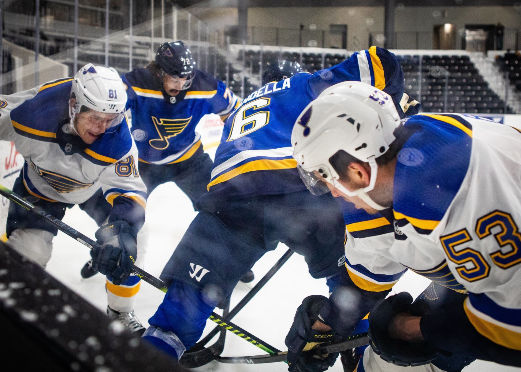 Blues Scrimmage